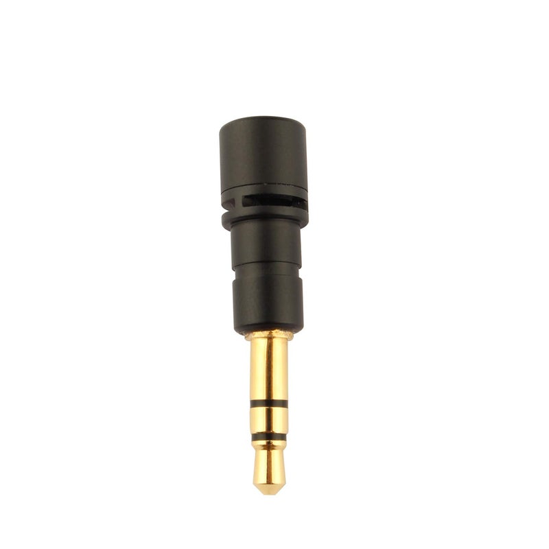 Futheda 3.5mm Mini 3-Pole Stereo Omnidirectional Mic Portable Microphone Compatible with Mobile Phone Pad PC Laptop Studio Video Recording Noise Cancelling Small Mic Plug and Play - Image 3